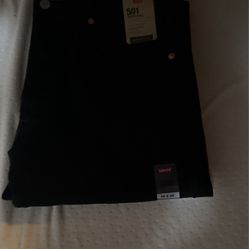 Black Levi 501’s 34x34