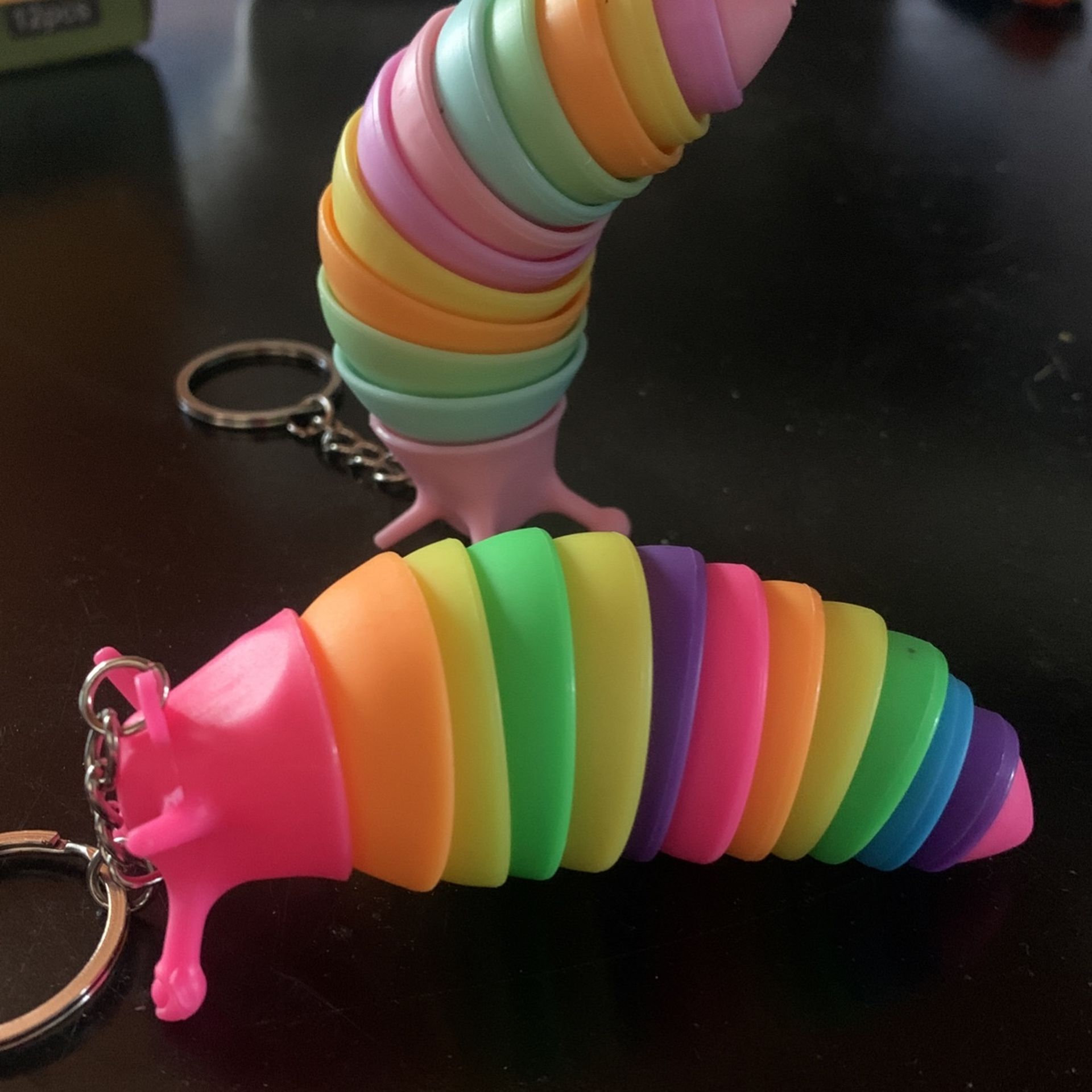 Caterpillar keychains