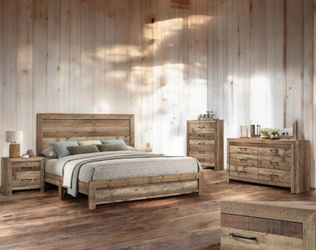 Rustic chic QUEEN bed set