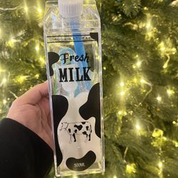 Milk Carton Water Bottle Plastic Milk Box 