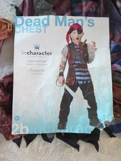 Boys Pirate Halloween Costume Size 6 To 8