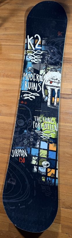 K2 Jibpan 150 Snowboard 2009/10 “Modern Ruins” Graphic