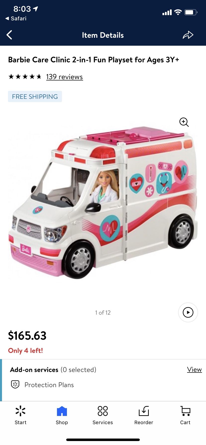 Barbie Ambulance And Accessories