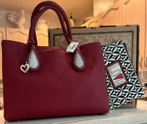 Brighton Red Margot Handbag, NEW UNUSED!