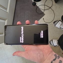 Note 8 Unlocked Back Screen Cracked And Front Camera Glass Good 
