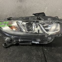 2016-2017-2018 HONDA CIVIC RIGHT HEADLIGHT OEM USED