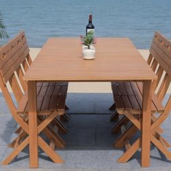 Outdoor dining table