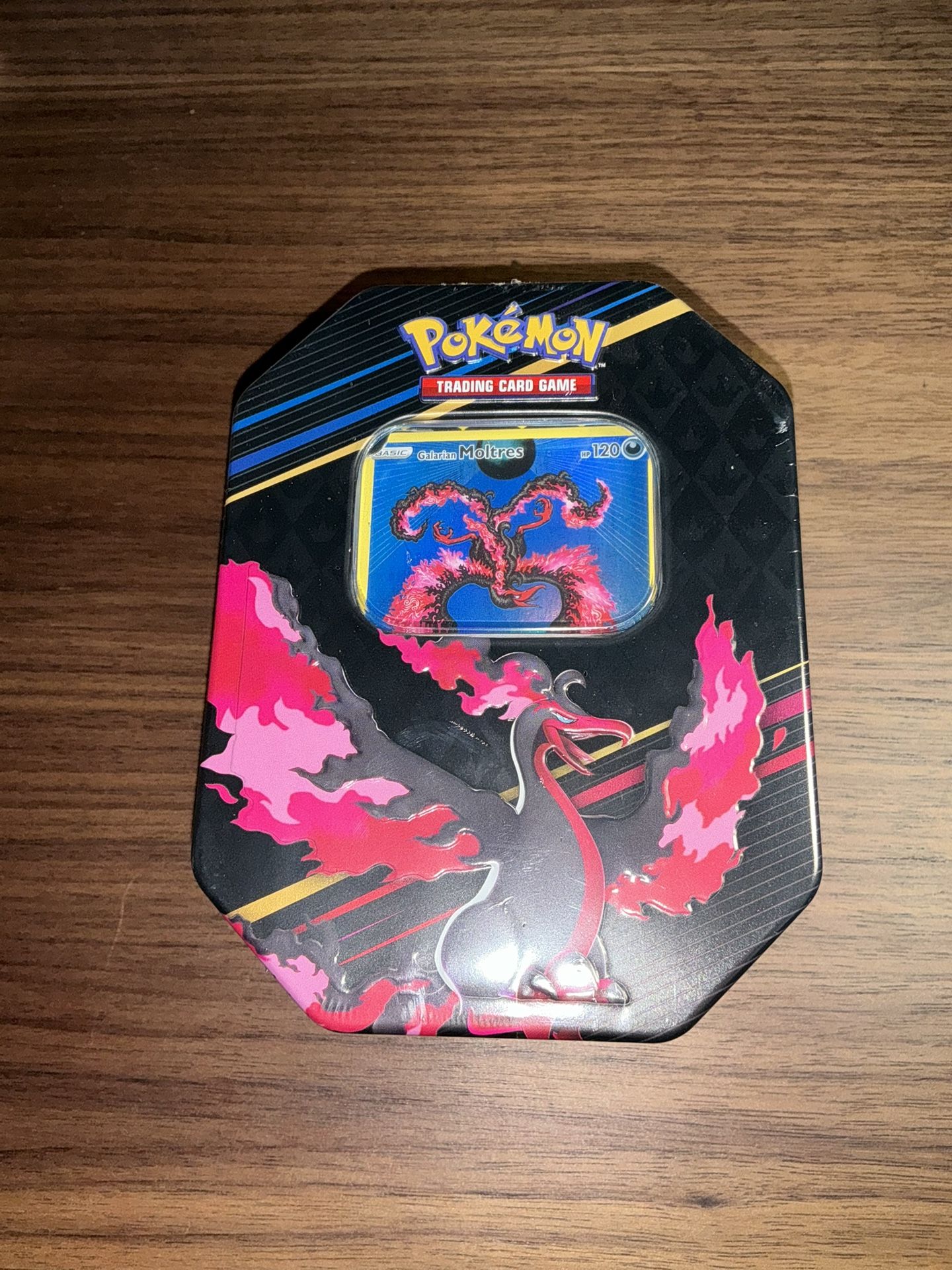Galarian Moltres International Tin