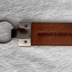 Title: NIB U.S. Polo Assn. "World's Best Dad" Leather Wallet & Keychain Gift Set