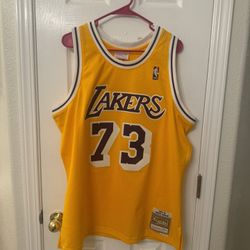 XL Dennis Rodman Lakers Jersey
