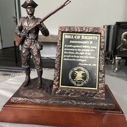 NRA minute Men 2nd Amendment Statue 