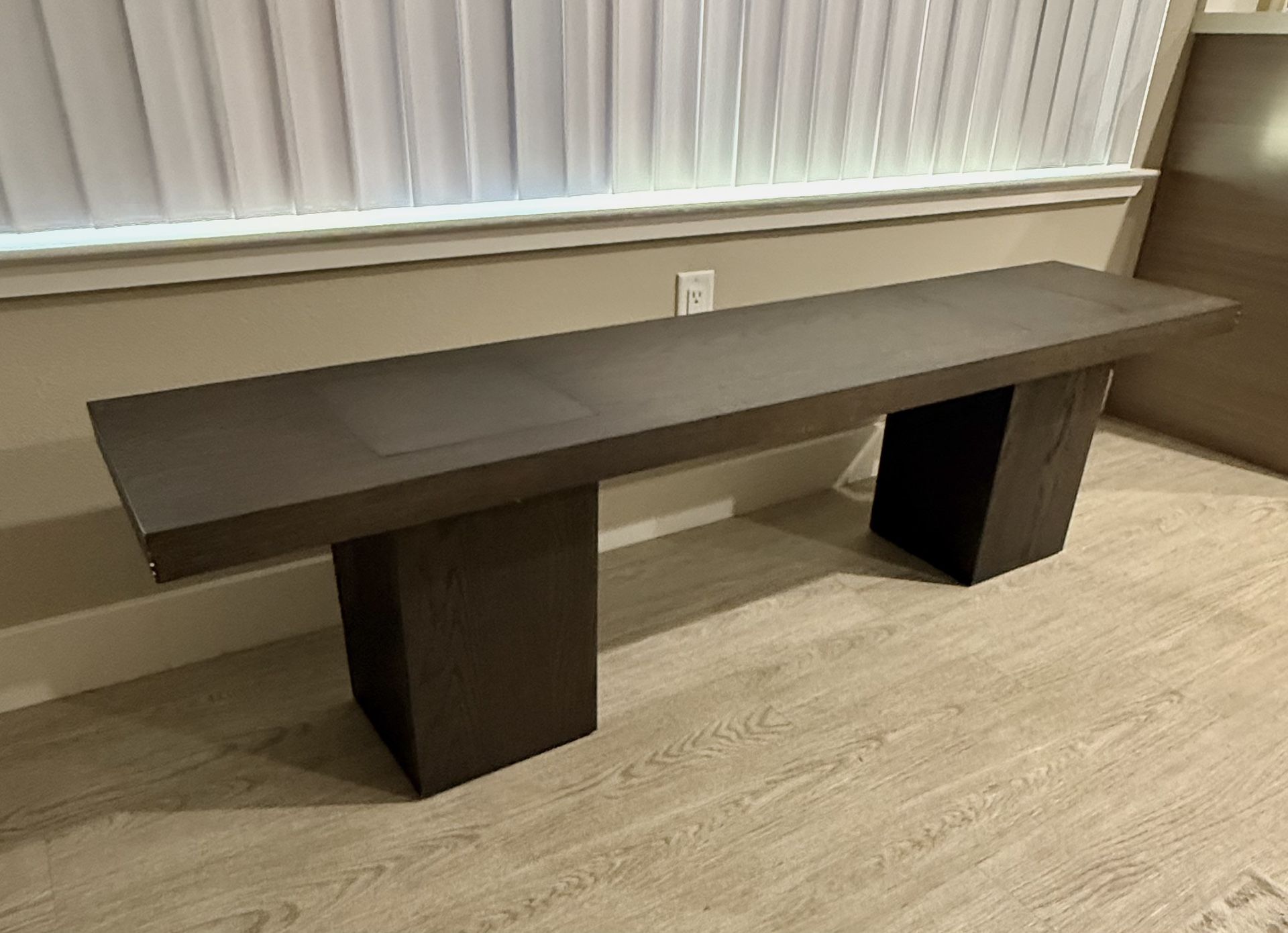 Rustic Meets Modern Bench