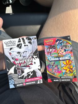 Pokemon TCG White Flare + Chaos Rising Booster Bundles
