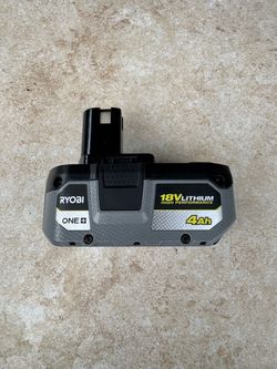 RYOBI ONE+ 18V Lithium 4.0 Ah Battery