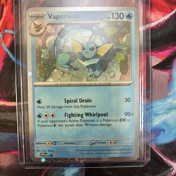 Vaporeon - (Cosmos Holo) SV: Scarlet & Violet Promo #168