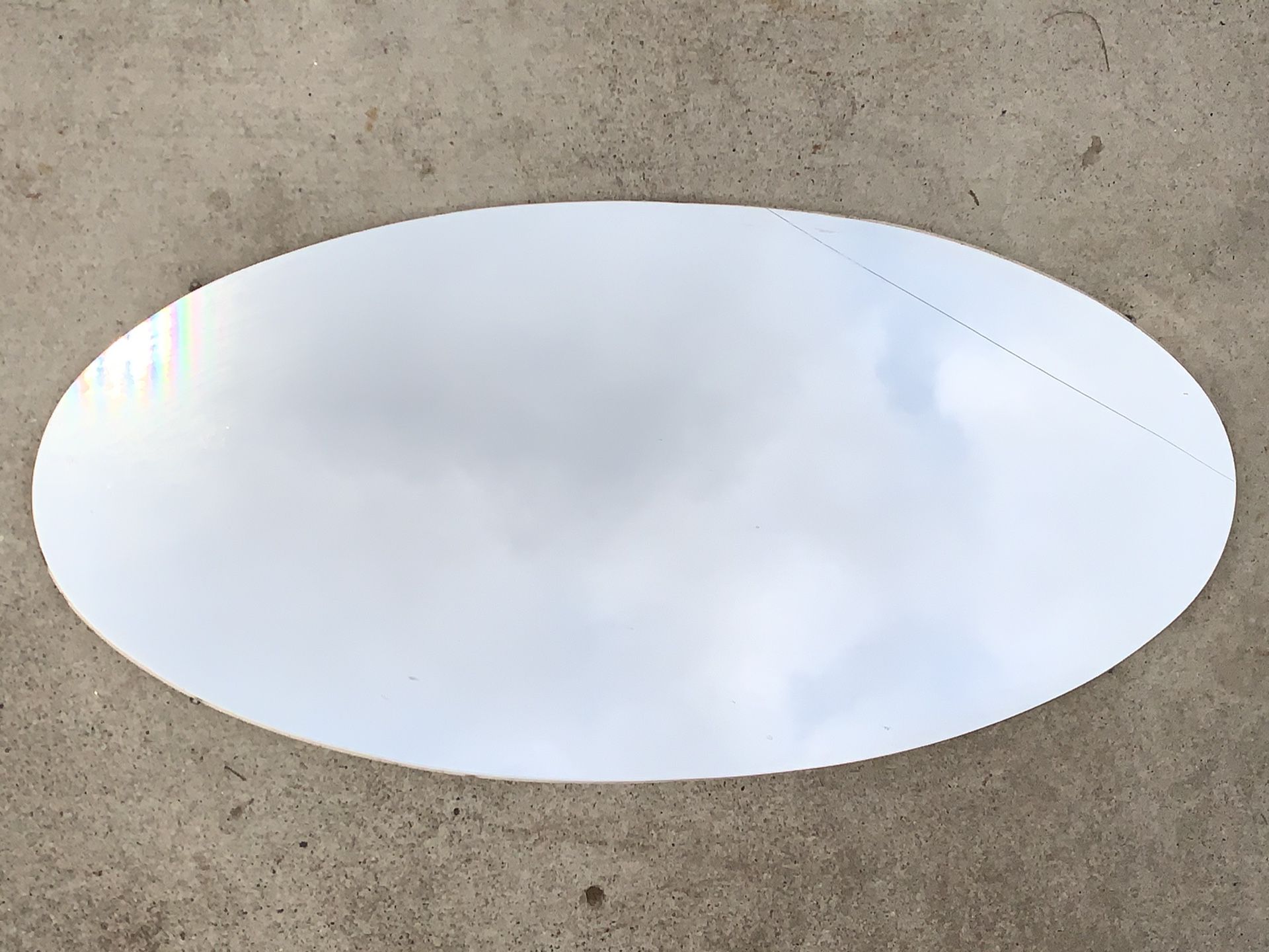 Oval Mirror 35.5 inches long