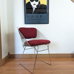 1960's Verner Panton Wire Grid Lounge Chair by Fritz Hansen Denmark