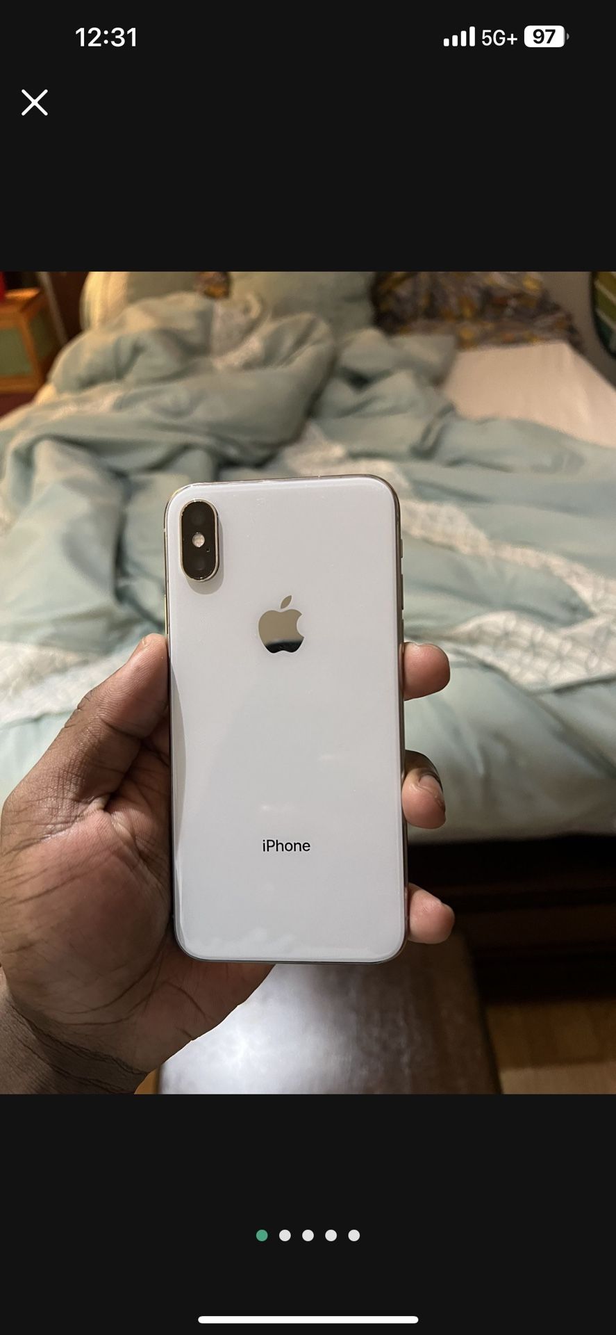 White iPhone X 16.2 64 GB AT&T 53.0