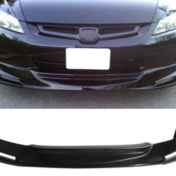 Fits 03-05 Honda Accord Sedan 4Door Mugen Style Front Bumper Lip Spoiler PU