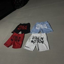 Stay In Motion Shorts For $25