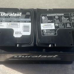 New Battery Duralast Platinum