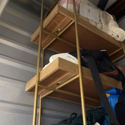 PIER 1 Gold Shelf
