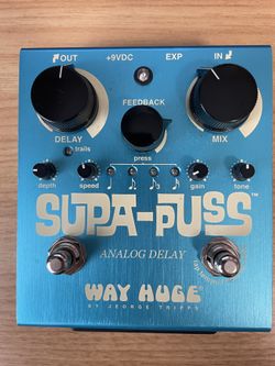 Delay Pedal For Guitar - Supa-Puss