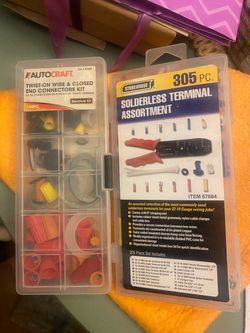 AutoCraft Wire Connector Kit & Storehouse Terminal Assortment