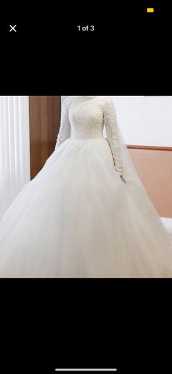 Jenna In white bridal Gown