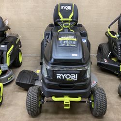 Ryobi 80V HP Brushless 42 in. Battery Electric Cordless Riding Lawn Tractor with (3) 80V 10Ah Batteries and Charger 