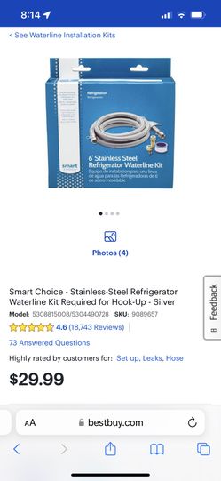 Refrigerator Waterline Kit