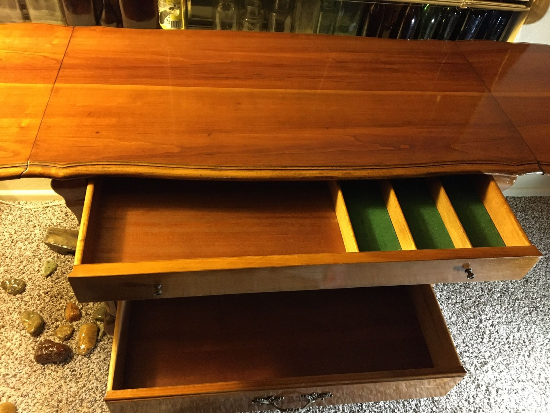 Antique Serving table For Two