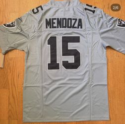 Mendoza Grey Raiders With Patches Men Jersey