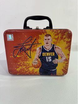 Nikola Jokic Panini NBA Collectible Lunch Box Tin Empty