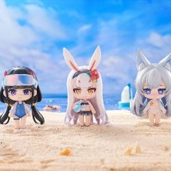 Azur Lane Beach Day Chibi Figure Set! (3 Pack)