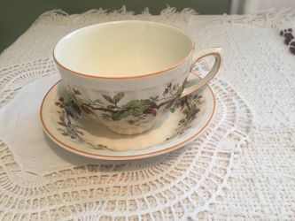 Tea Cup with Saucer, Porcelain, Made in England