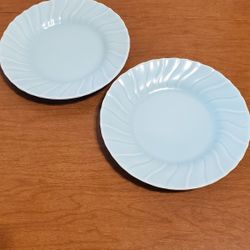 2 Franciscanware 6.6 Inch Blue Coronado Bread Plates.  