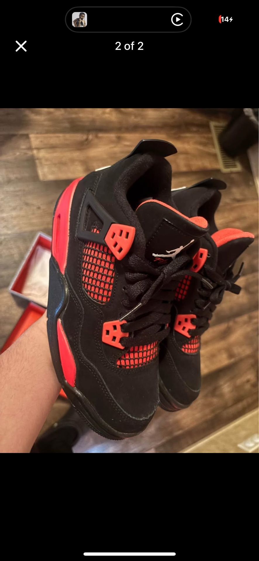 Jordan 4 Thunder