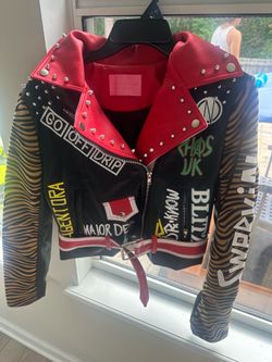 Women leather jacket