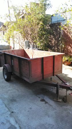 Cargo trailer 4x8'x24"