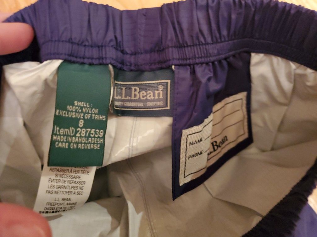NEW LL Bean Rain Pants for Sale in Silverdale, WA OfferUp