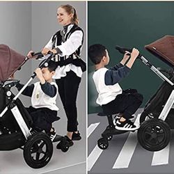 Universal Toddler Stroller Buggy Board with Detachable Seat