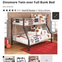 Twin Over Full Bed Frame