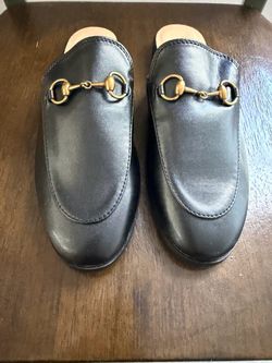 Gucci Princetown Leather Mule loafers size 39 Italy (8.5-9 US)