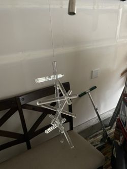 All Glass Chandeliers Ceiling Mount, Nice Around Lights