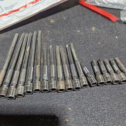 18 Snap-on 1/4 Drive Extensions