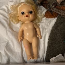 Baby alive, doll drinking wet system