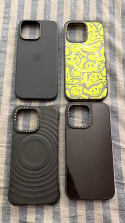 iPhone 15 Pro Max Premium Case Bundle - Apple & CASETiFY (4 Cases)
