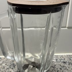 Vintage osterizer blender jar.