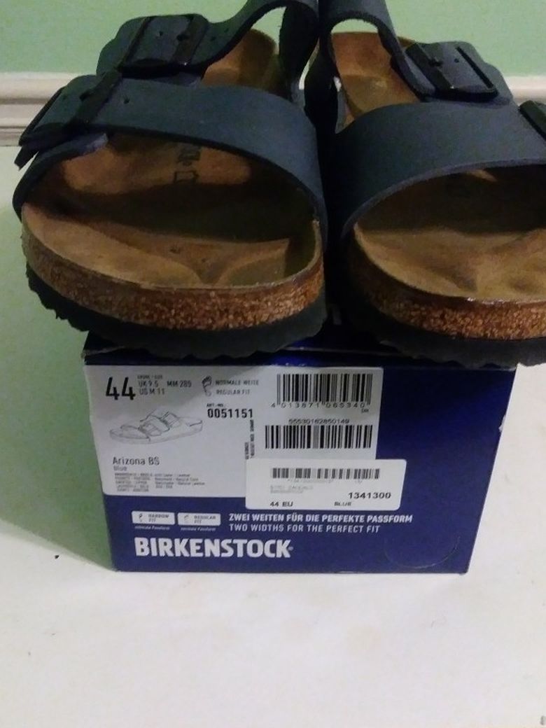 Sandals Birkenstock Size 44 Blue